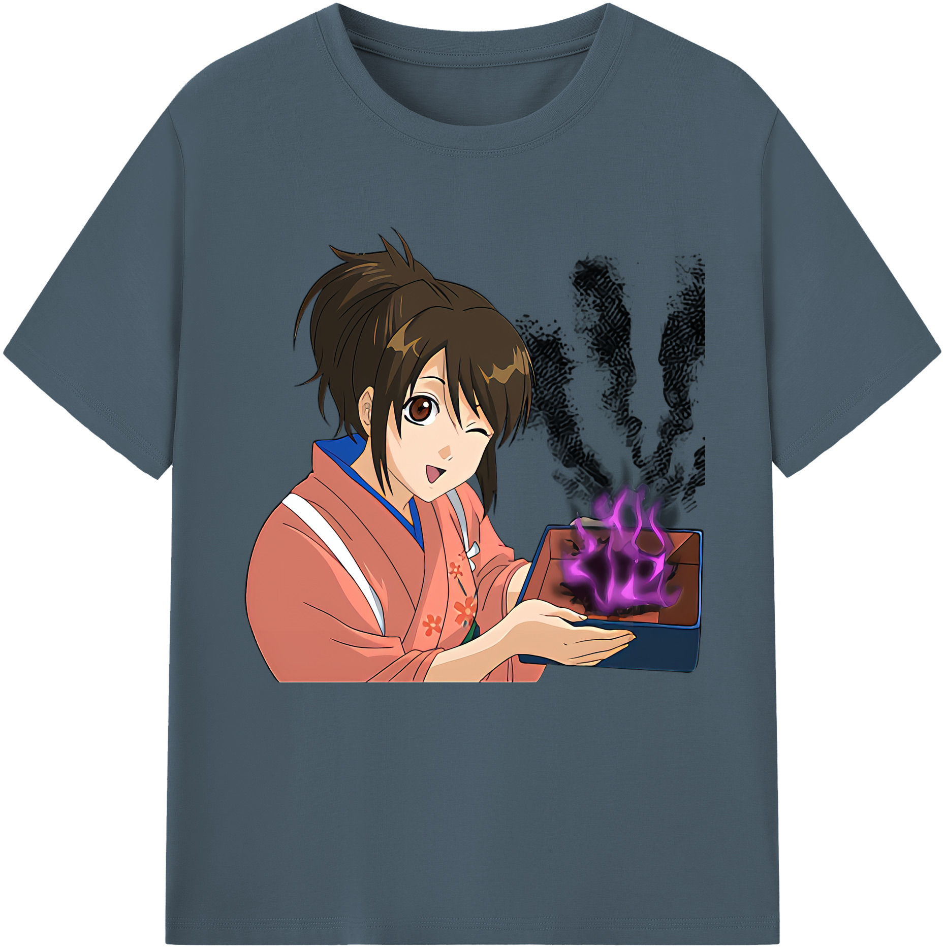 （画像用） ぎんたま 坂田銀時（さかたぎんとき） 神楽 志村新八（しむら しんぱち） GINTAMA Sakata Gintoki Kagura Shimura Shinpachi 綿100％半袖Tシャツ（フロントプリント）